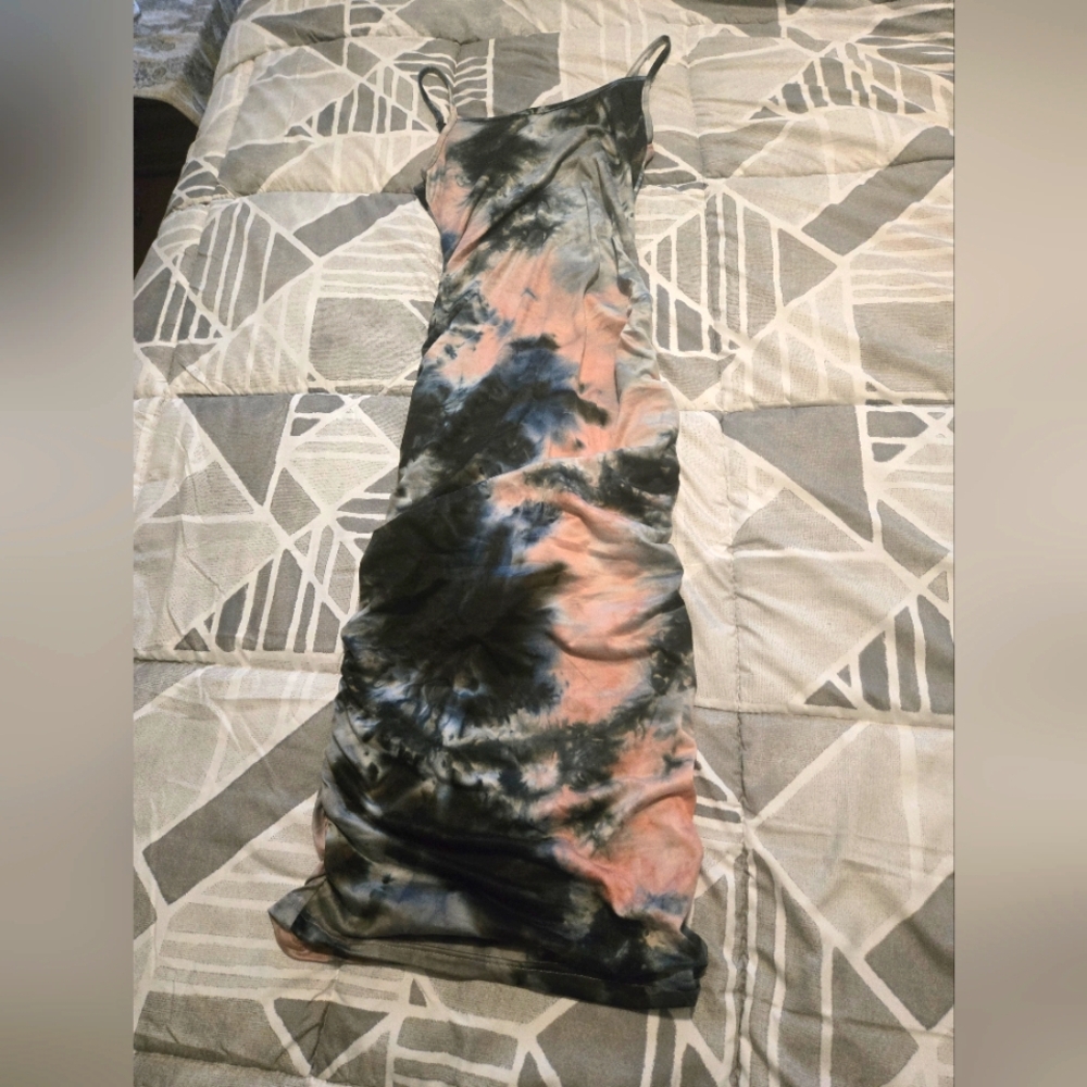 Fashion Nova Tie-Dye Maxi Dress